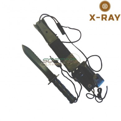 Rambo tactical series hunting knife x-ray (xr-rm-h6)