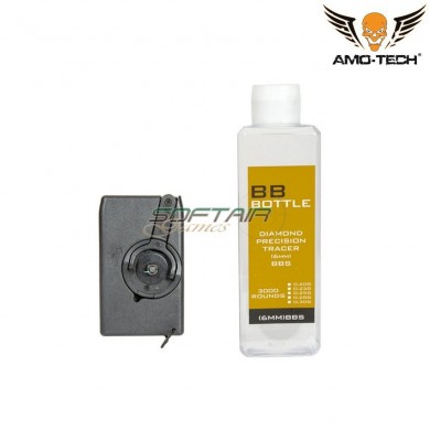 Tornado Carica Pallini Rapido short Black & bottiglia Amo-tech® (amt-029147-bk)