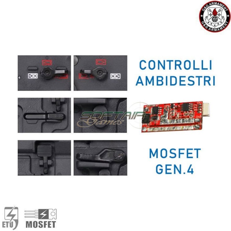 Fucile elettrico cmf-16 mosfet gen.4 g&g (gg-cmf16)