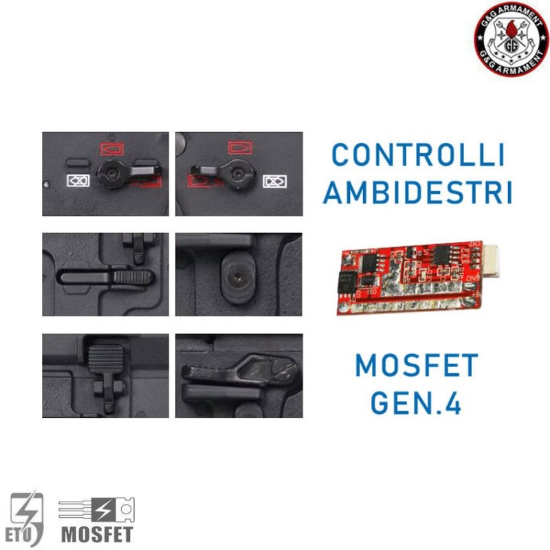 Electric rifle cmf-16fk mosfet gen.4 g&g (gg-cmf16fk)