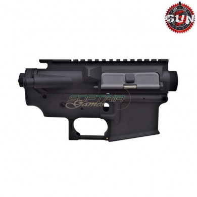 Body in metallo per m4 aeg black no marking gun five (gf-db016)
