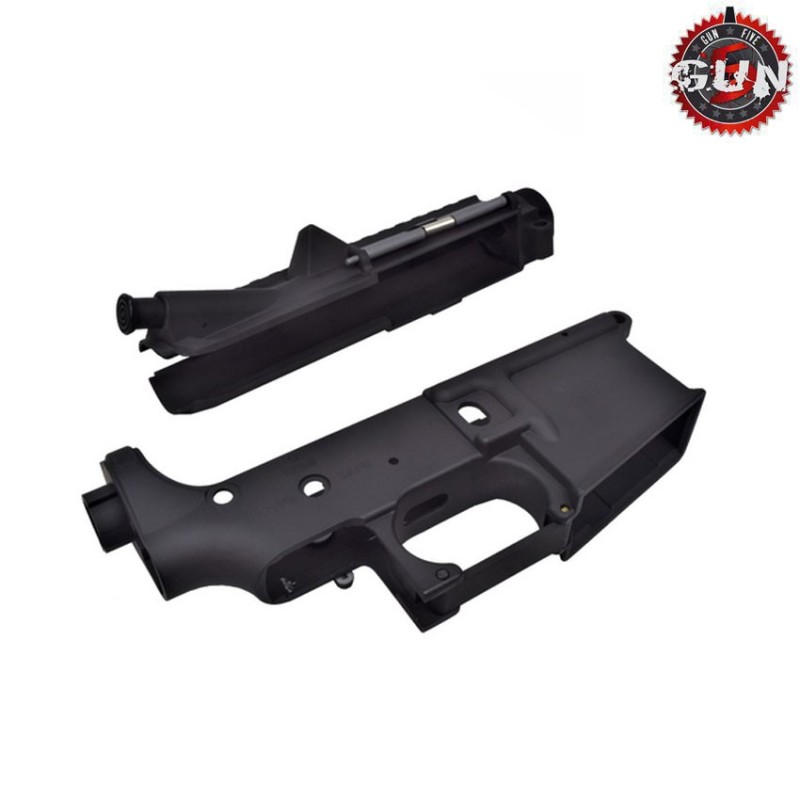 Body in metallo per m4 aeg black no marking gun five (gf-db016)