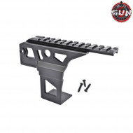 Metal rail for ak black gun five (gf-a50-bk)