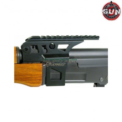 Slitta per ak in metallo black gun five (gf-a50-bk)