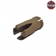 Spegnifiamma in metallo g36c style dark earth gun five (gf-db037)