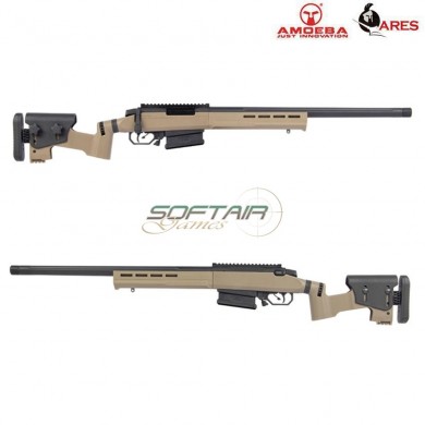 Fucile a molla sniper tactical 01 striker dark earth amoeba ares (ar-ast1t)
