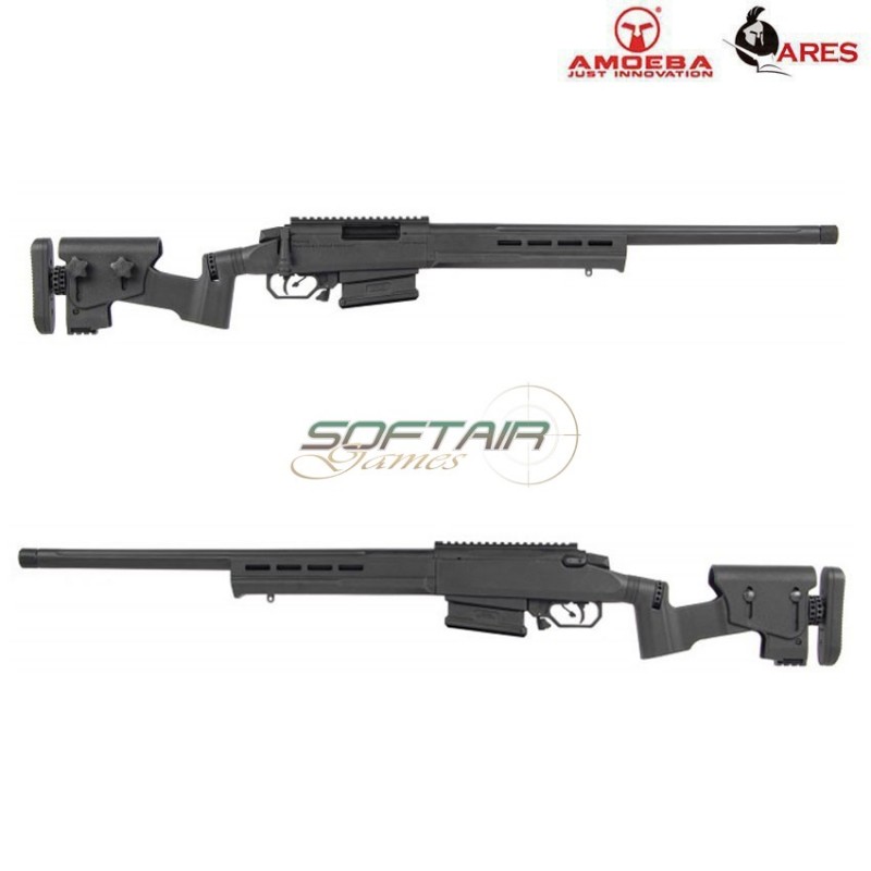 Spring rifle sniper tactical 01 striker black amoeba ares (ar-ast1b)
