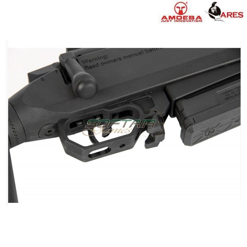 Spring rifle sniper tactical 01 striker black amoeba ares (ar-ast1b)