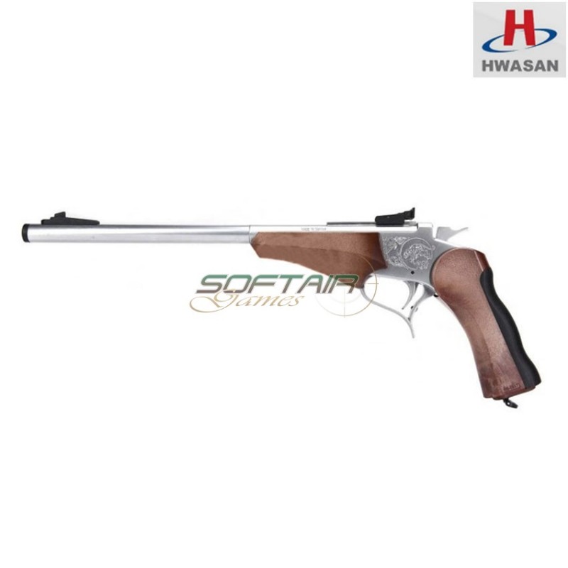 Pistola a gas mad max contender break top silver hwasan (hw-111147)