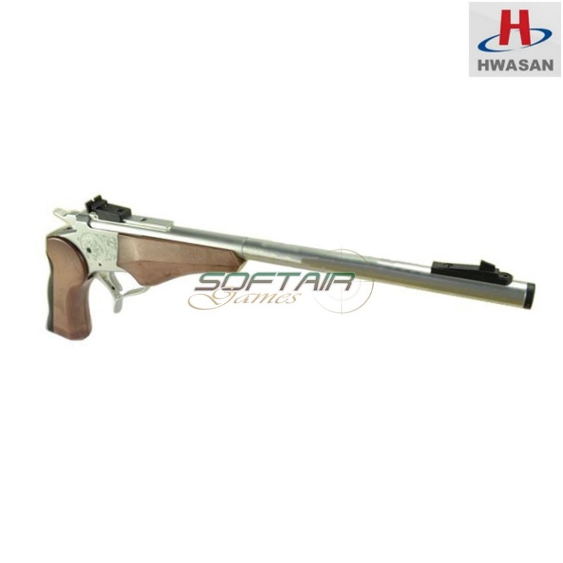 Pistola a gas mad max contender break top silver hwasan (hw-111147)