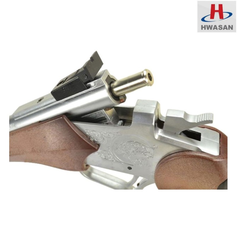 Mad max contender break top silver gas pistol hwasan (hw-111147)