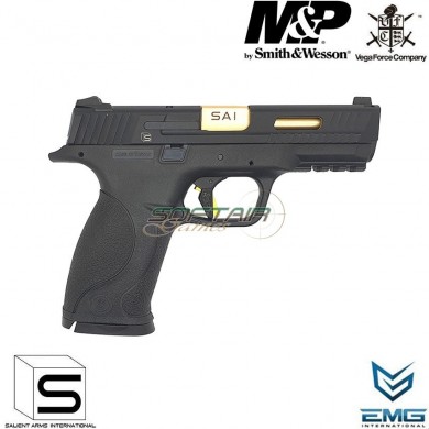 Gas Pistol M&p9 w/competition gold trigger Sai Black Emg Smith & Wesson Vfc (sai-110798)