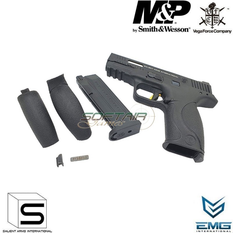 Gas Pistol M&p9 w/competition gold trigger Sai Black Emg Smith & Wesson Vfc (sai-110798)