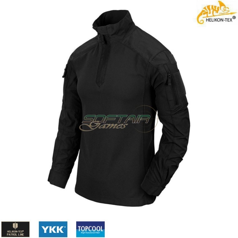 MCDU Combat Shirt black nyco ripstop Helikon-tex® (ht-bl-mcd-nr-01)