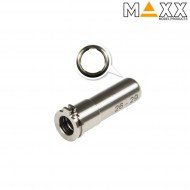 Cnc titanium regolabile spingipallino 26mm - 29mm per aeg maxx model (mx-noz2629tn)