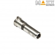 Cnc titanium adjustable air seal nozzle 26mm - 29mm for aeg maxx model (mx-noz2629tn)