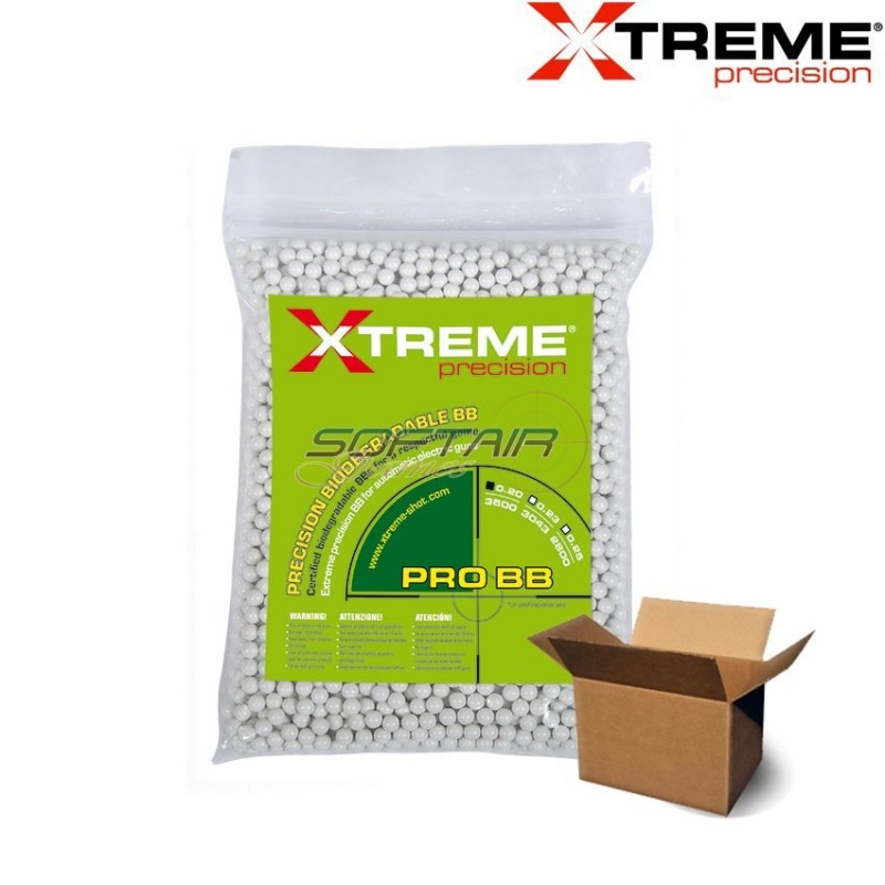 Box 10pcs Bio White Bb's 0.20gr Xtreme Precision (xp-cbio20-wh-10)