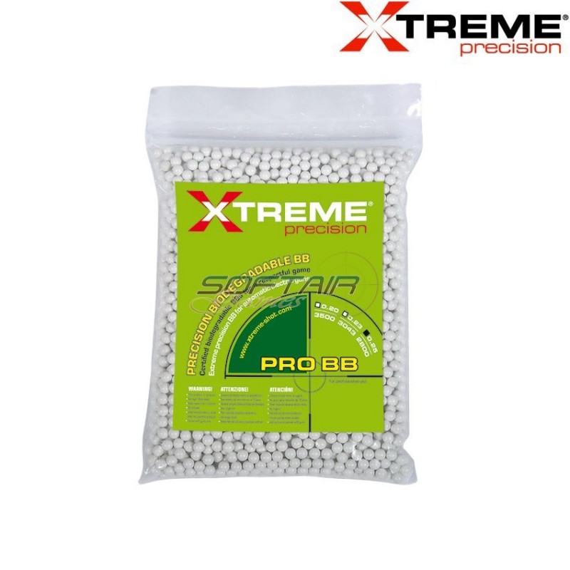 Bio White Bb's 0.25gr Xtreme Precision (xp-bio25-wh)