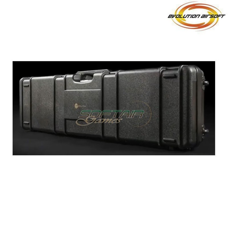 Custodia rigida PNP black large con ruote 117,5x29x12 evolution airsoft (ea-ea0504rc)