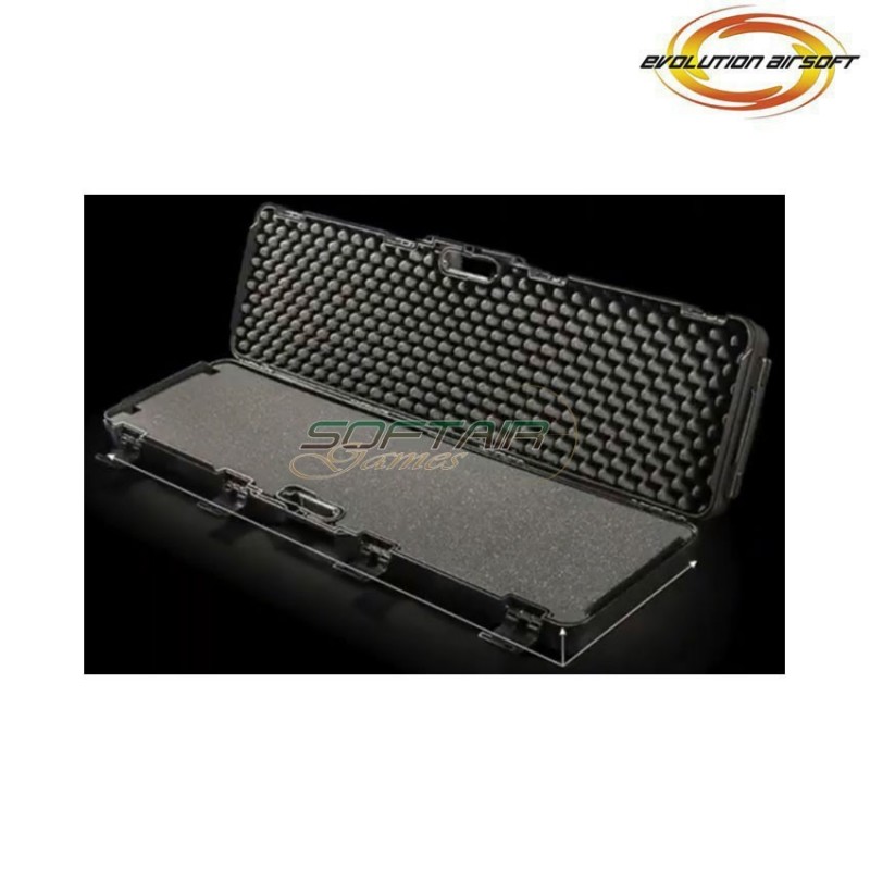 Custodia rigida PNP black large con ruote 117,5x29x12 evolution airsoft (ea-ea0504rc)