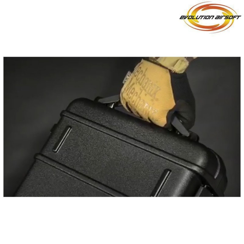 Custodia rigida PNP black large con ruote 117,5x29x12 evolution airsoft (ea-ea0504rc)