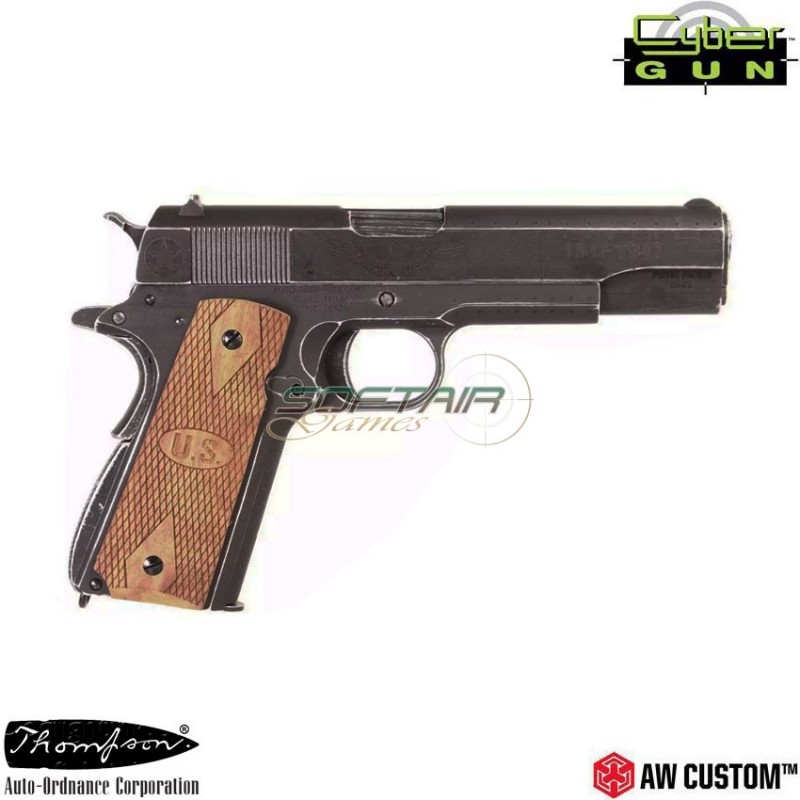 Gas pistol auto ordnance 1911 ao fly girl gbb aw custom cybergun (430502)