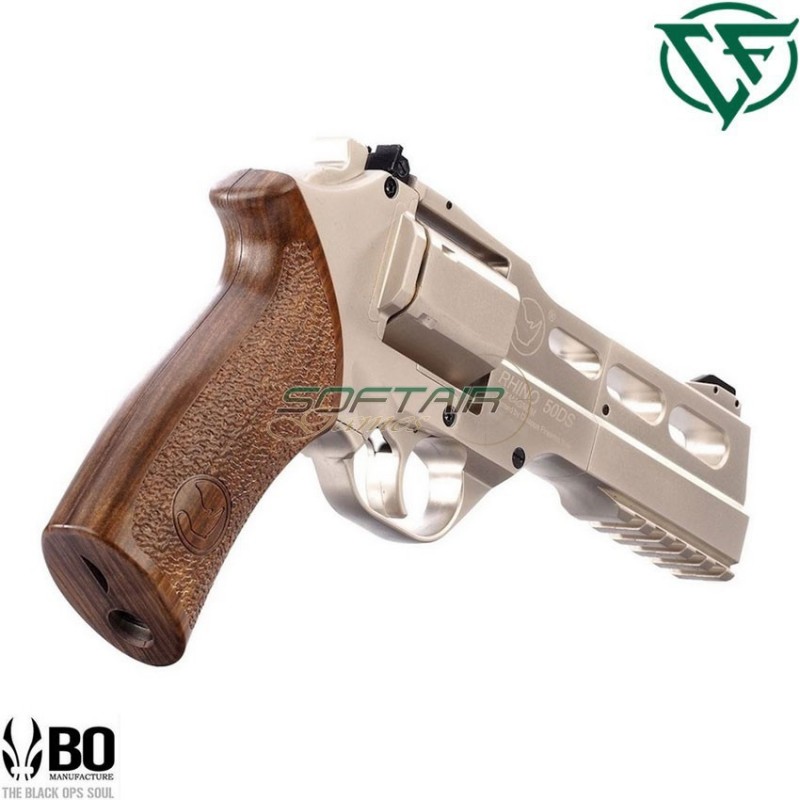 Revolver a co2 full metal silver RHINO BO Chiappa Firearms (cf-160-084)