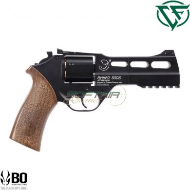 Co2 revolver full metal black RHINO BO Chiappa Firearms (cf-160-083)
