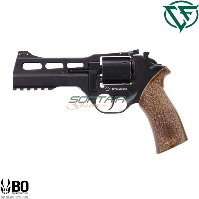Co2 revolver full metal black RHINO BO Chiappa Firearms (cf-160-083)
