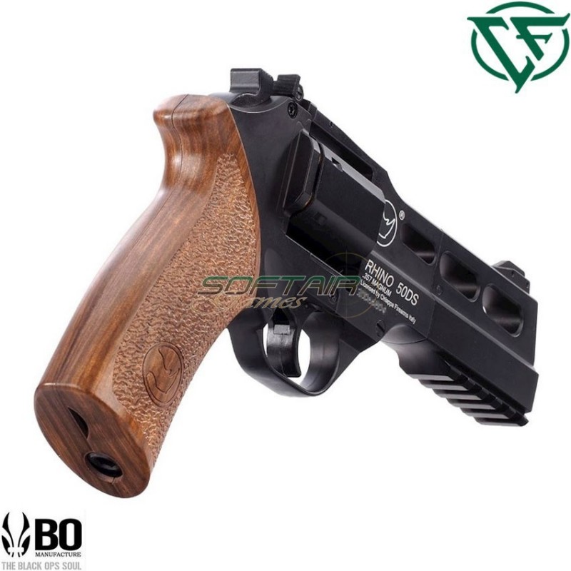 Co2 revolver full metal black RHINO BO Chiappa Firearms (cf-160-083)