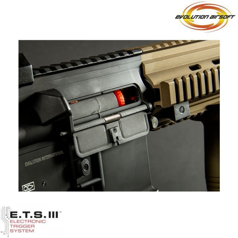 Electric rifle e-416 devgru ets bronze evolution airsoft (ea-eh21ar-bb-ets)