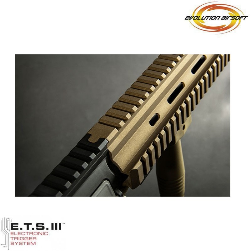 Electric rifle e-416 devgru ets bronze evolution airsoft (ea-eh21ar-bb-ets)