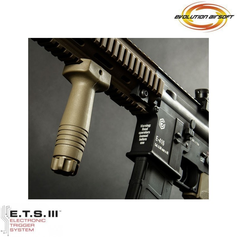 Electric rifle e-416 devgru ets bronze evolution airsoft (ea-eh21ar-bb-ets)