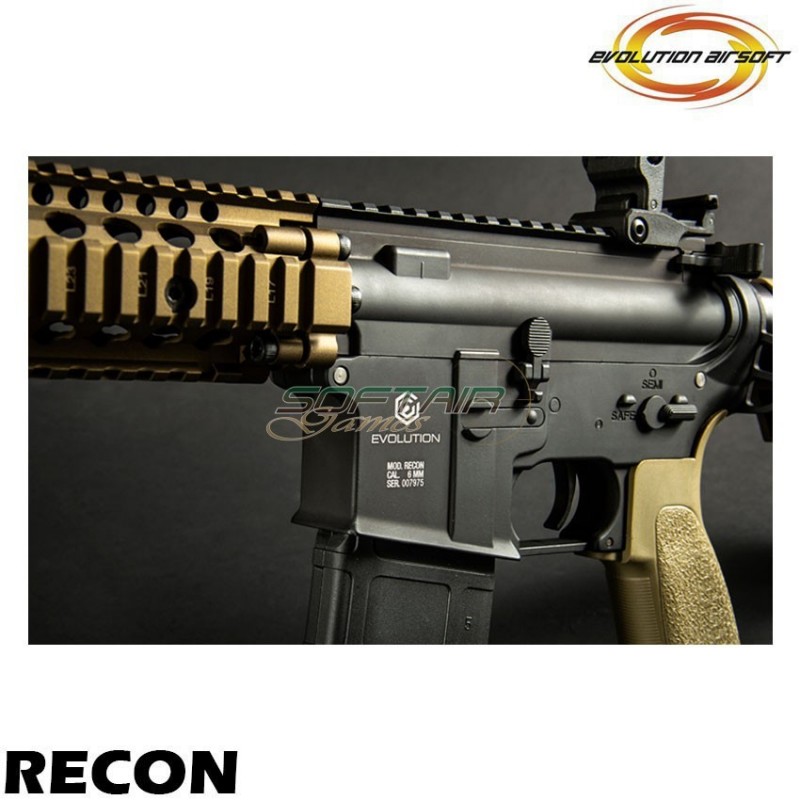 Electric Rifle Recon Series Mk18 Mod1 10.8" bronze Full Metal Evolution Airsoft (ea-ec16ar-br)