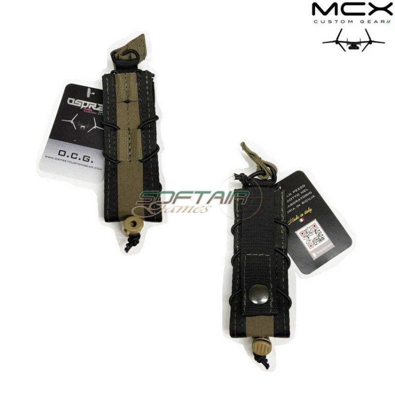 Taco singola porta caricatore pistola ranger green mcx custom gear (ocg-20-rg)