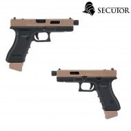 Pistola a CO2 Gladius MAGNA III 17 series blowback two tone secutor (sr-sagm002d)