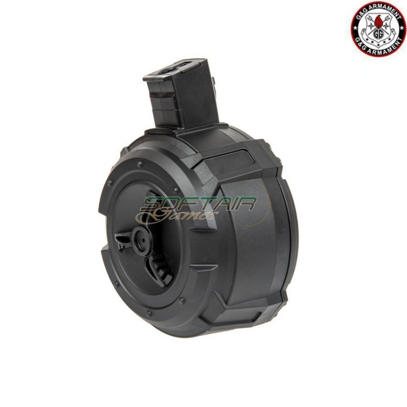 Manual Drum Magazine 1730bb prk9 Aeg Black G&g (gg-08179)