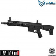 Fucile elettrico barret rec7 sbr aeg black barret krytac emg (emg-rec-aeg)