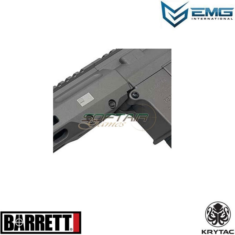 Electric rifle barret rec7 sbr aeg tungsten grey barret krytac emg (emg-rec-sbr-grey)