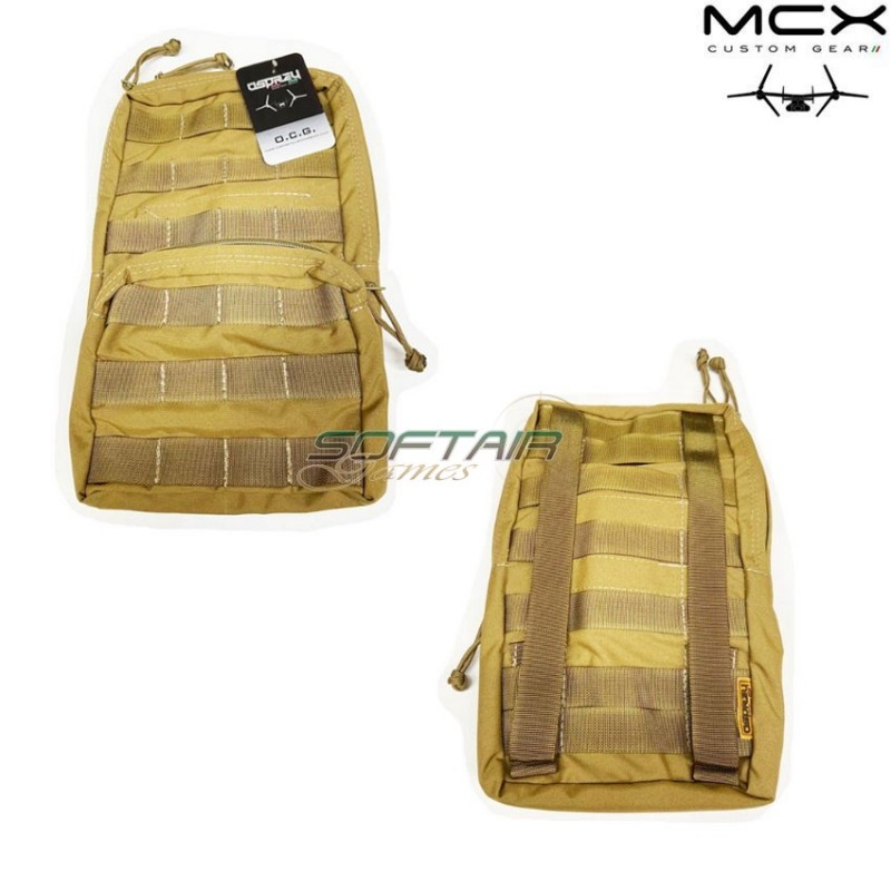 Map back panel 02 coyote brown mcx custom gear (ocg-18-cb)