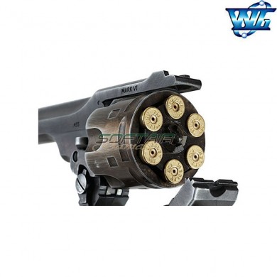 Co2 revolver webley MK VI weathered full metal win gun (wg-webley-wr)