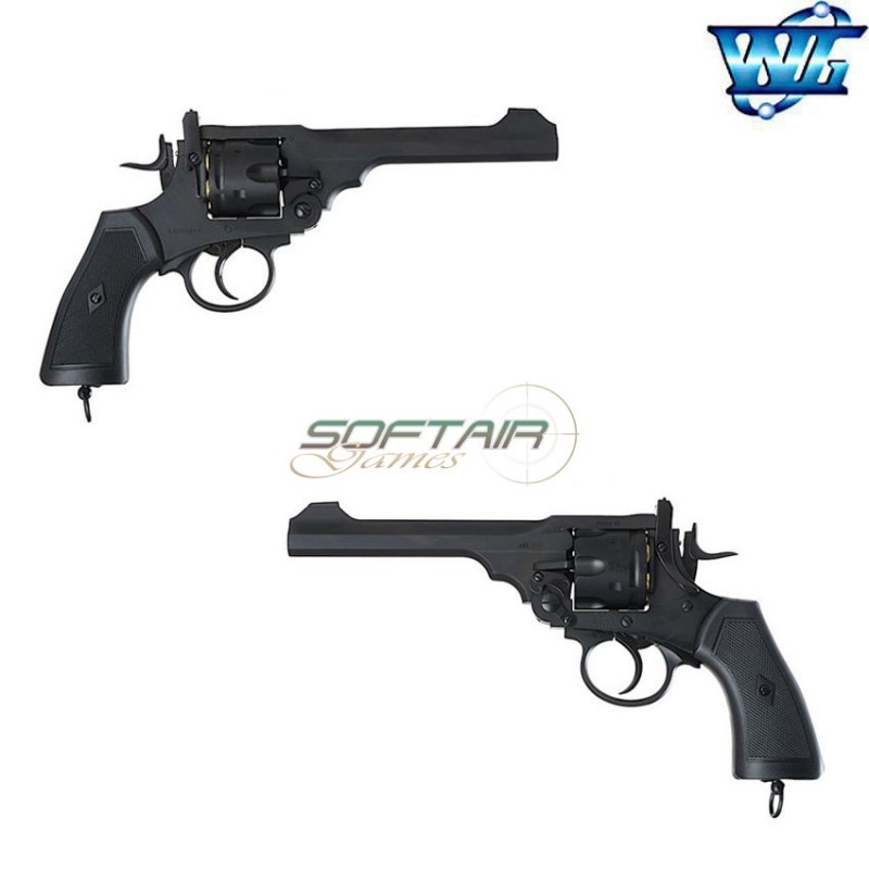 Revolver a co2 webley MK VI black full metal win gun (wg-webley-bk)