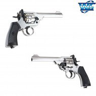 Co2 revolver webley MK VI silver full metal win gun (wg-webley-inox)