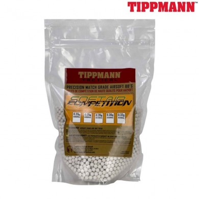 Busta pallini competition 1kg 0.30gr white tippmann (tip-65526)