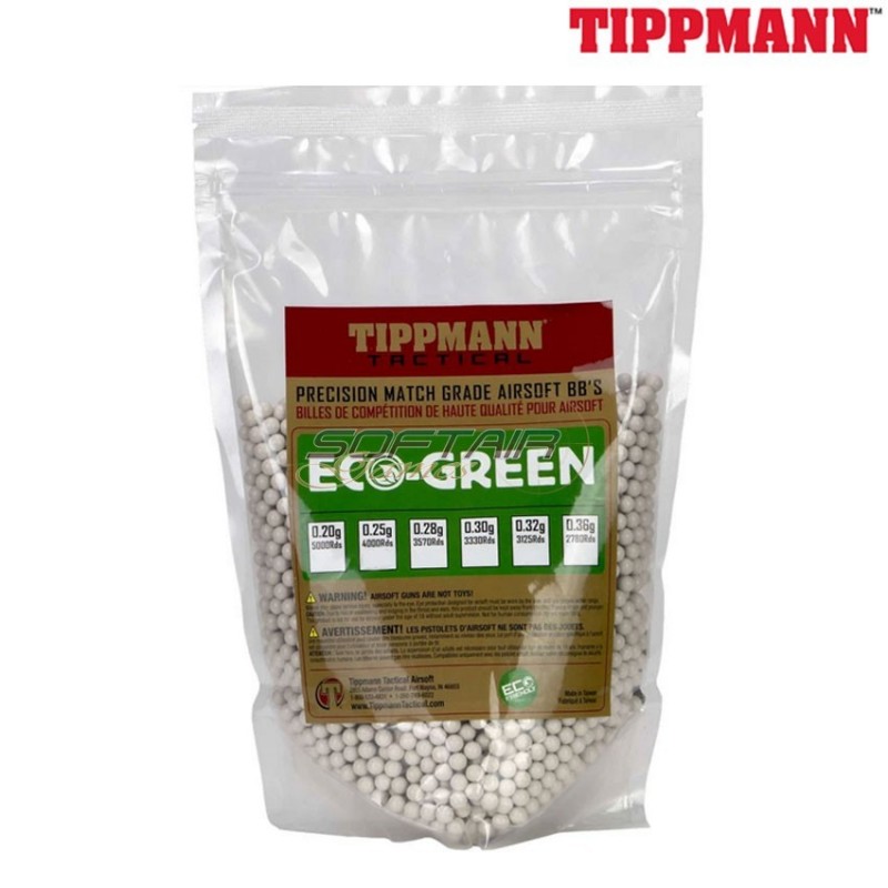 Busta pallini bio eco 1kg 0.28gr white tippmann (tip-65532)