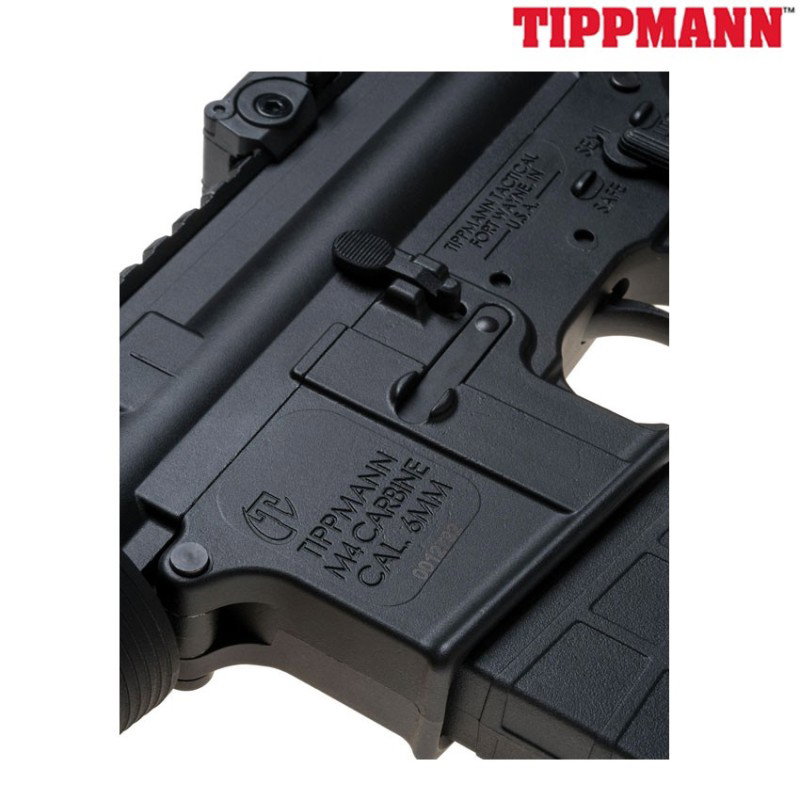 Hpa rifle m4 cqb v.2 blowback black tippmann (tip-94164)