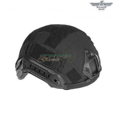 Telino copri elmetto black per elmetto fast invader gear (ig-14961)