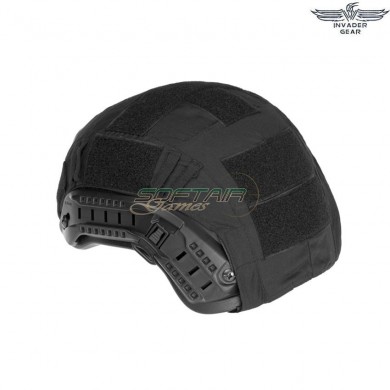 Telino copri elmetto black per elmetto fast invader gear (ig-14961)