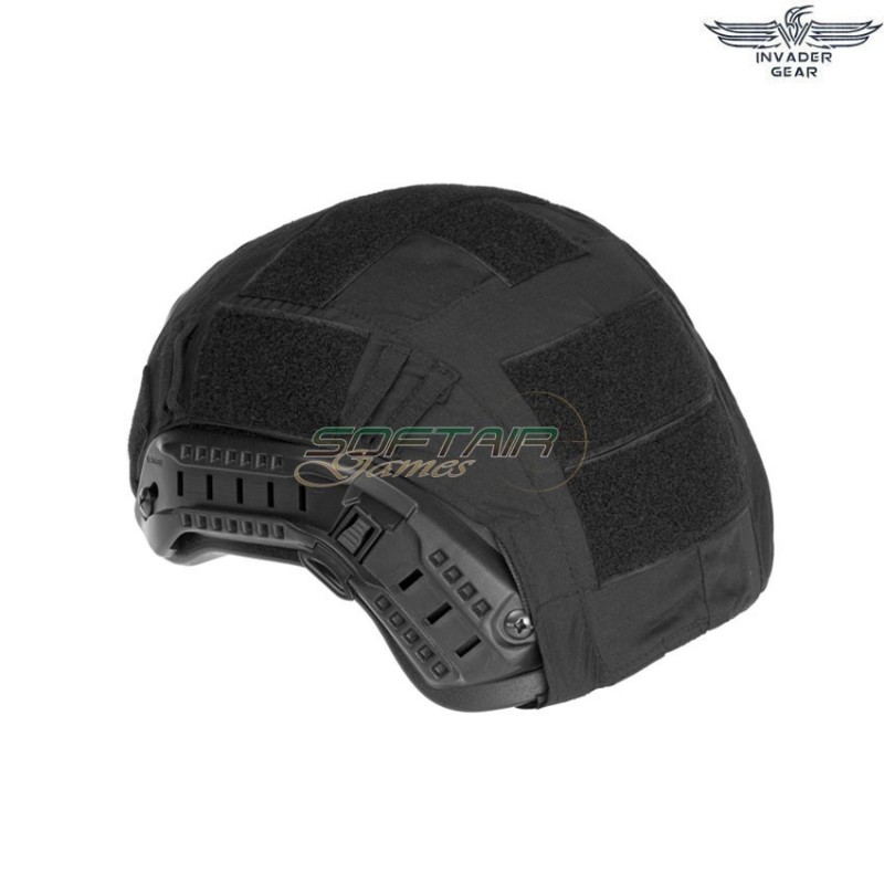 Telino copri elmetto black per elmetto fast invader gear (ig-14961)