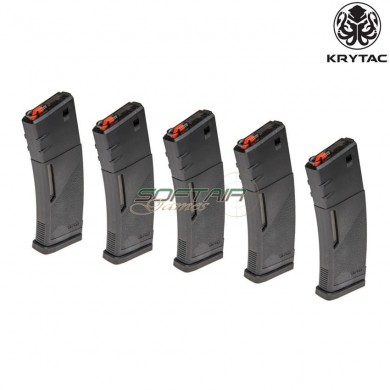 Set 5 caricatori aeg m4 monofilari 150bb black krytac® (kry-29792)